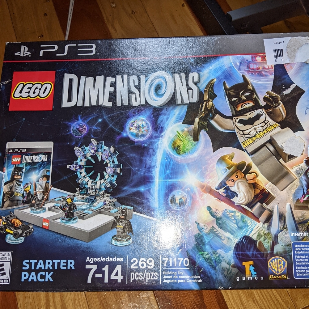 New in Box PS3 Lego Set comes with the playstation game as well